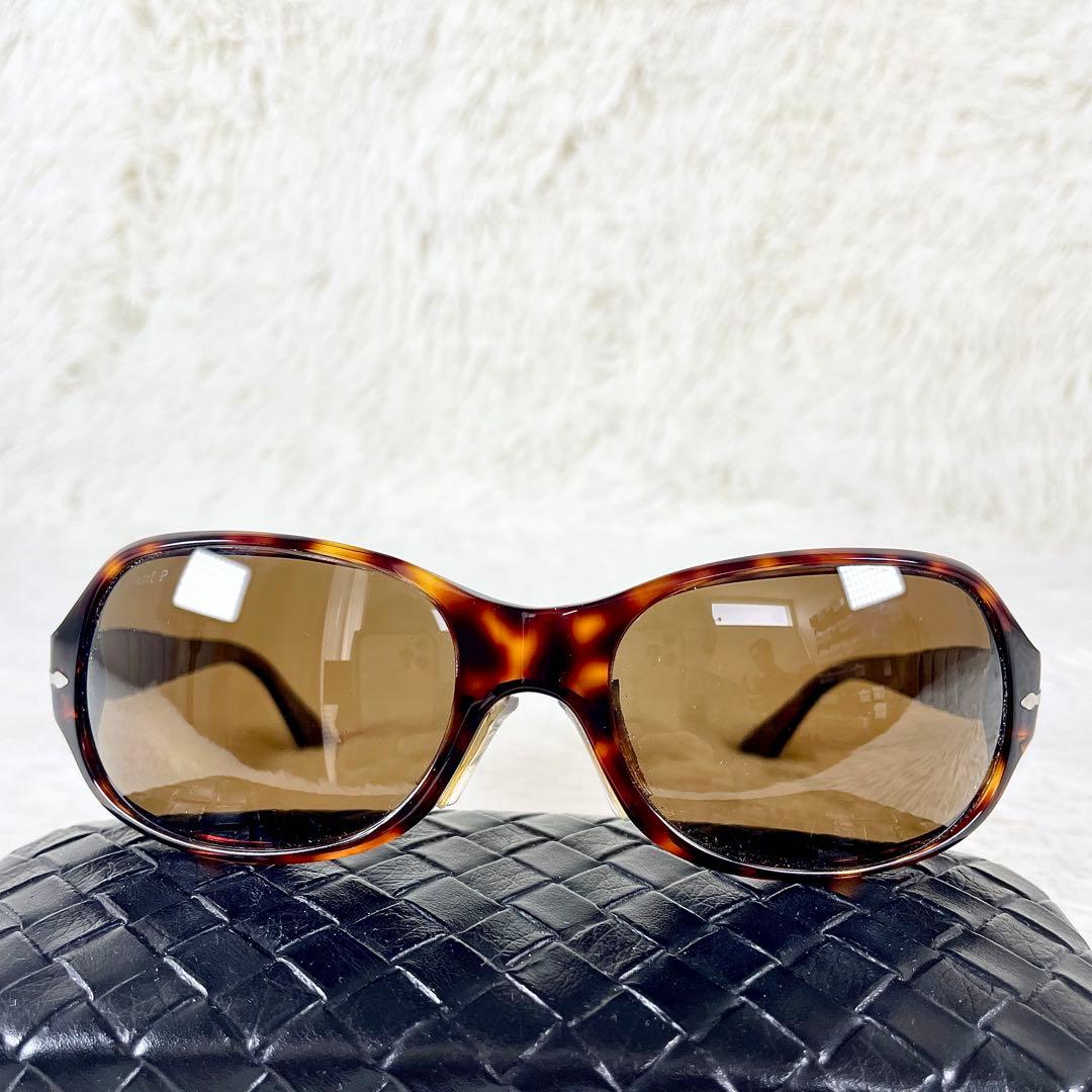 極美品・偏光　Persol　2680-S　偏光ブラウンレンズ　べっ甲柄フレーム