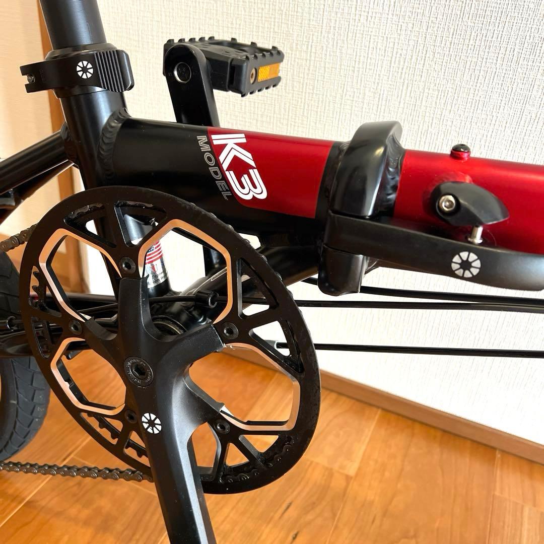 美品 DAHON k3 ダホン 折り畳み自転車 ルノー ターン n8 p10
