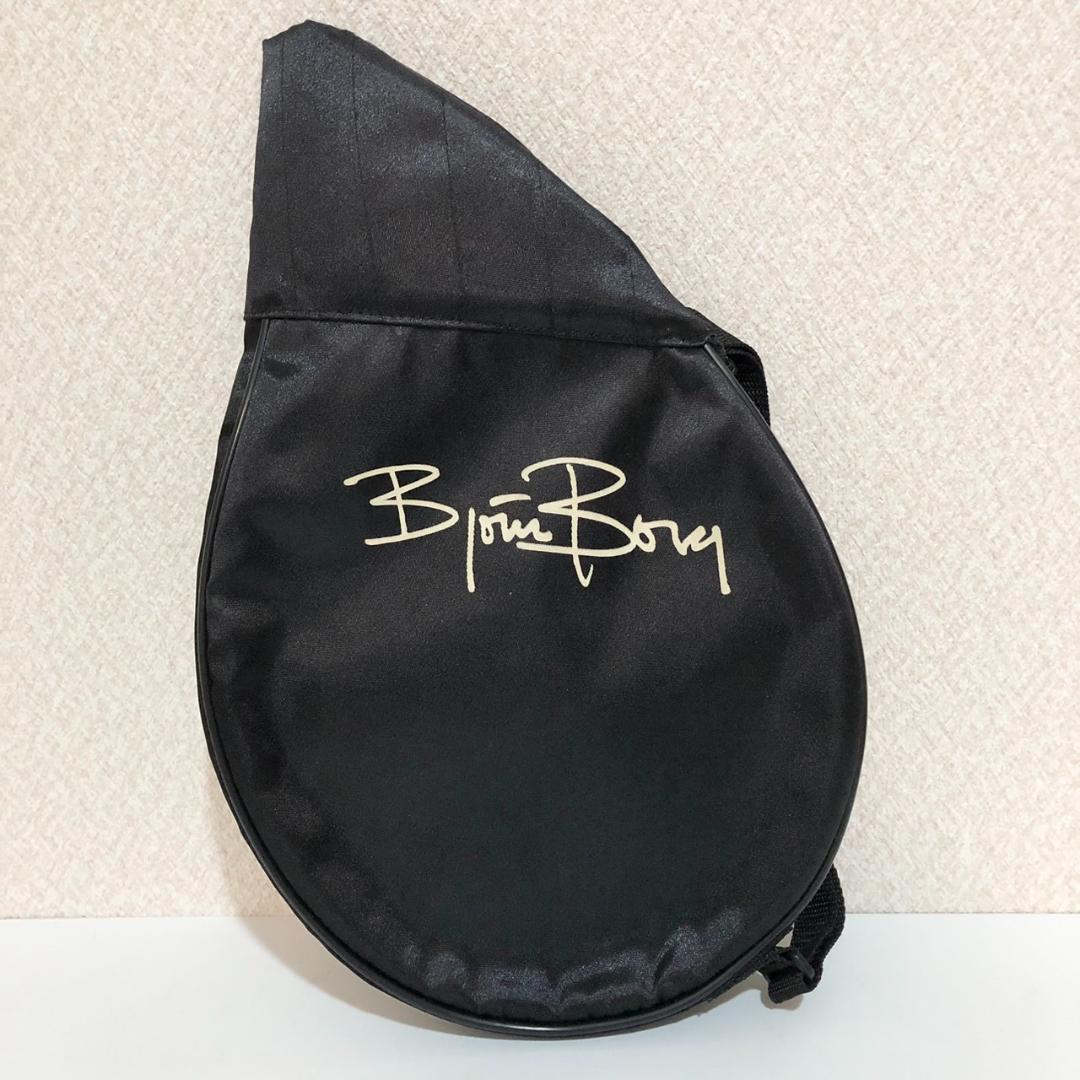 【美品】 Björn Borg サインマーク入 ブラックラケット ケース付