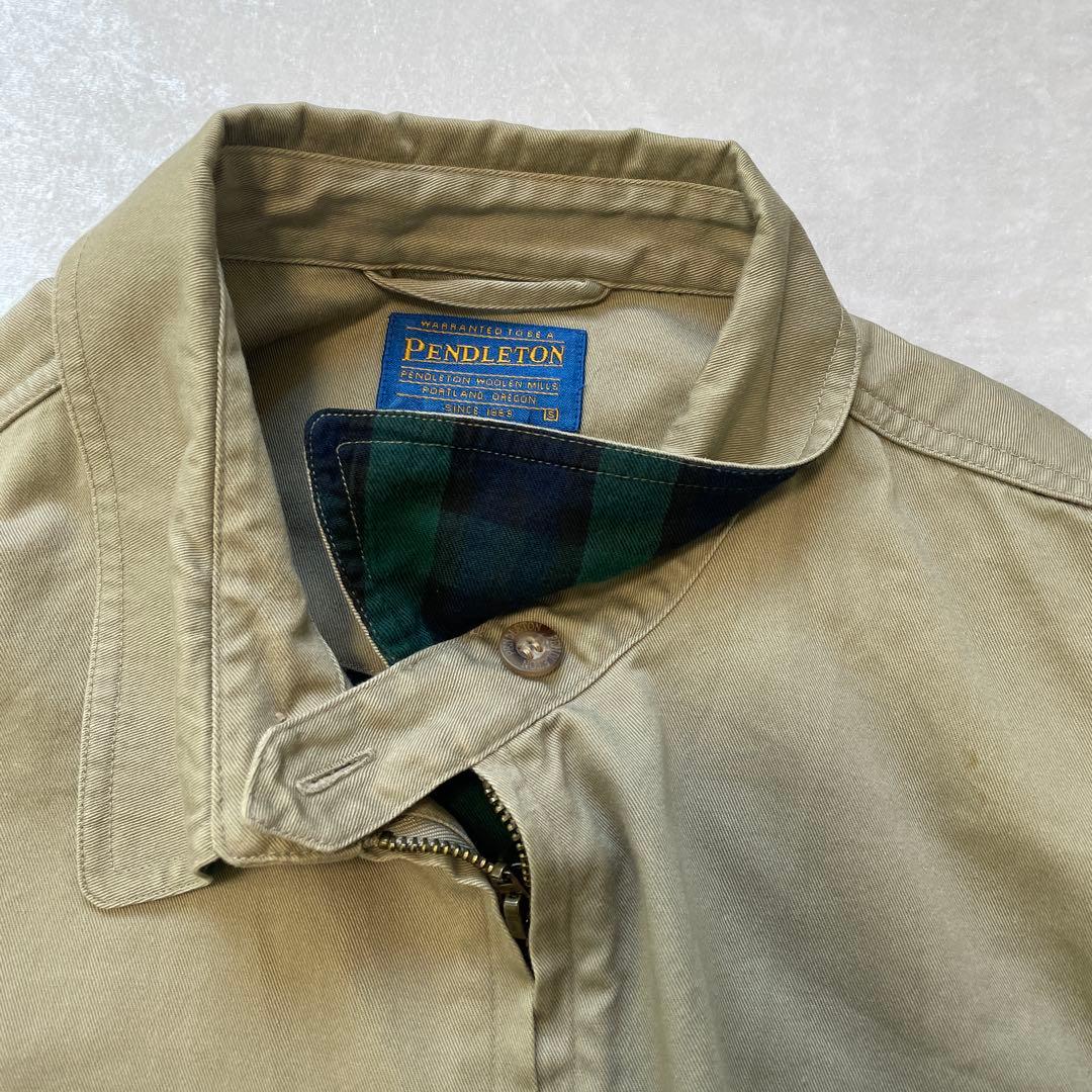 k*h様 Pendleton ベージュ　グリーンチェックジャケット L スウィン