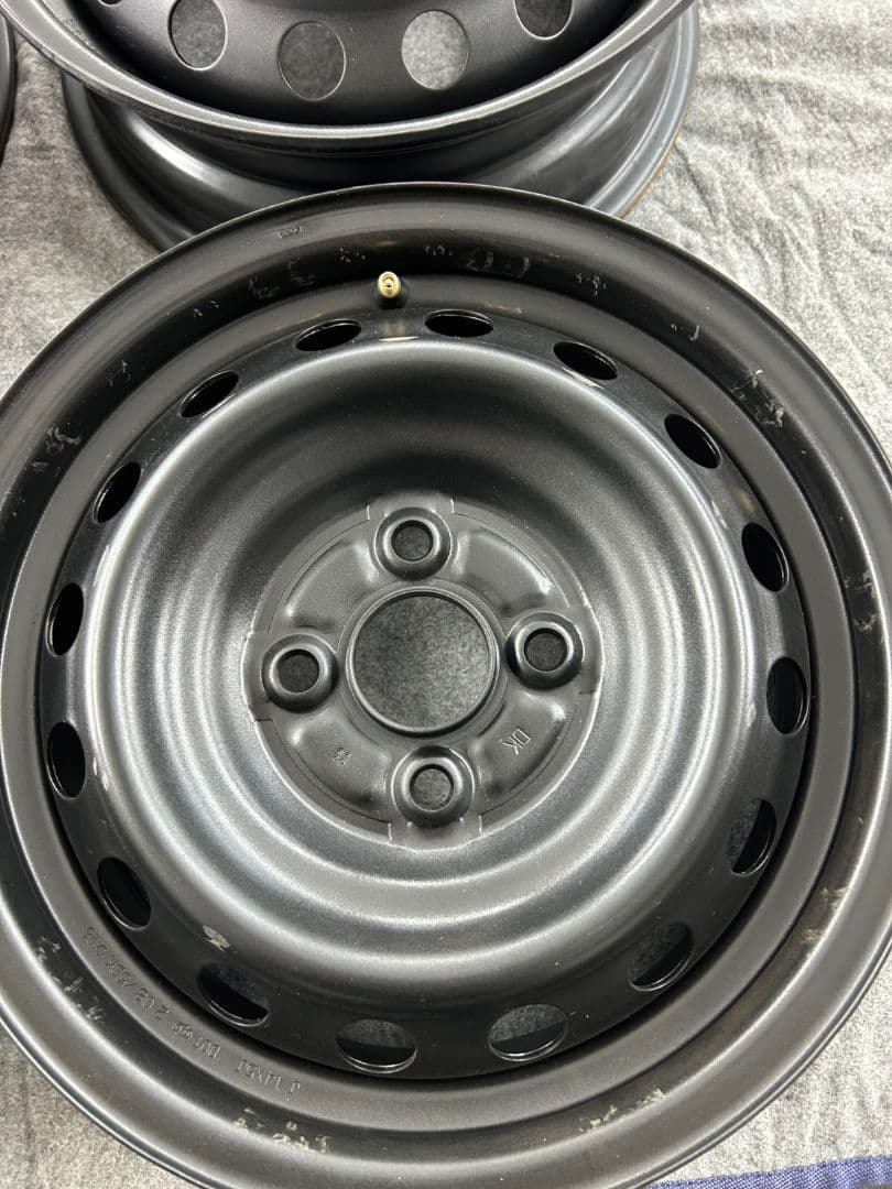 14インチ スチールホイール 4本セット 14x5J PCD100 ハブ径54