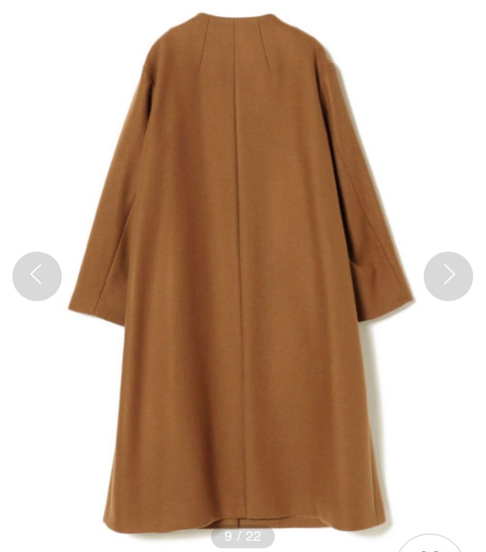 シップスSHIPS BELLANDI ノーラペルコート40