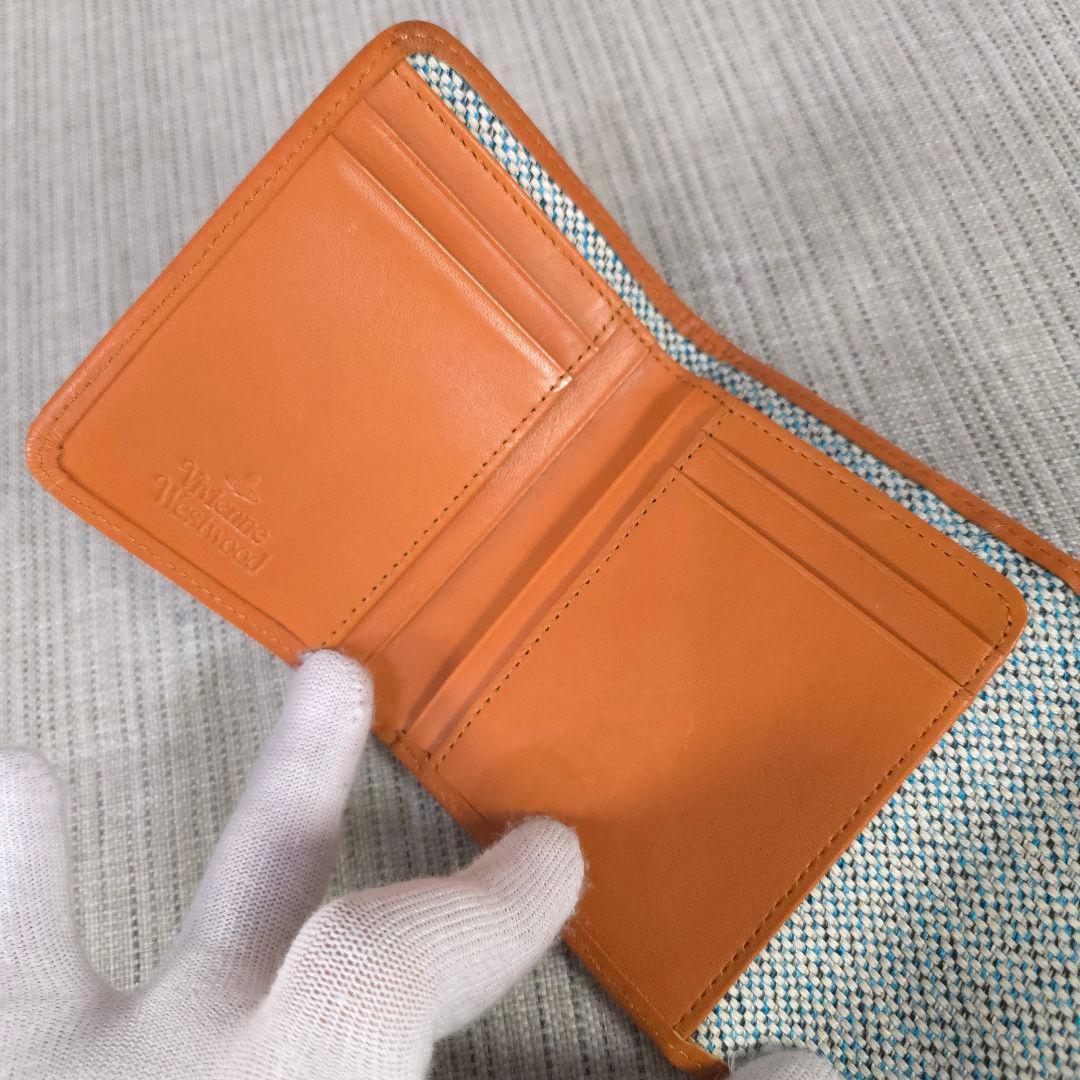 極美品　ヴィヴィアン　ウエストウッド　オーブ　二つ折り財布　財布