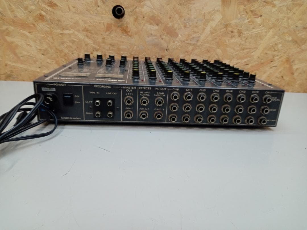 Maxon　マクソン　８チャンネルミキサー　RM80