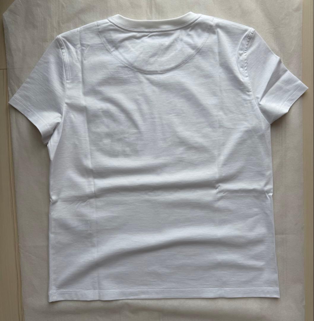エルメス　25SS コットンTシャツ　カルトゥッシュ36