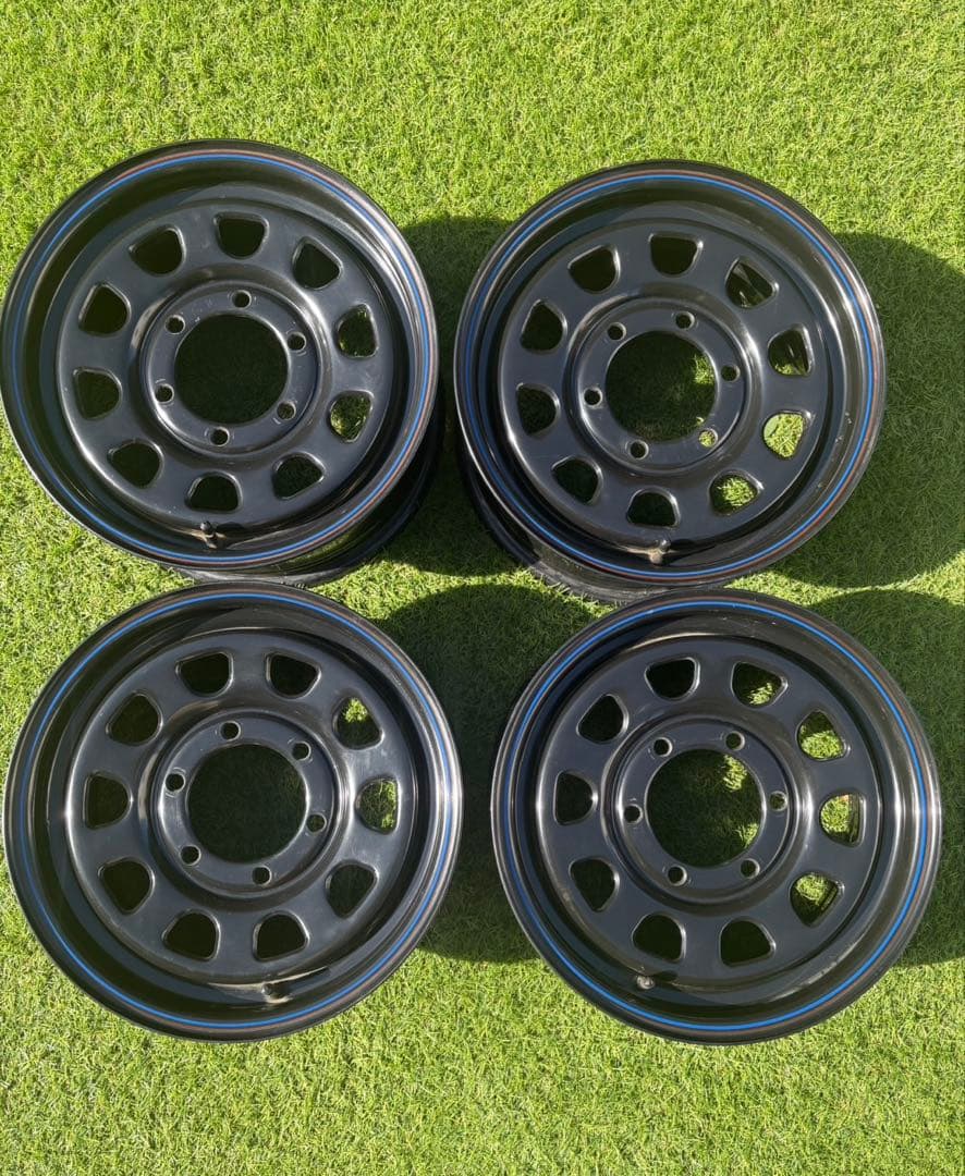 DAYTONA 15インチ ブラックホイールセット