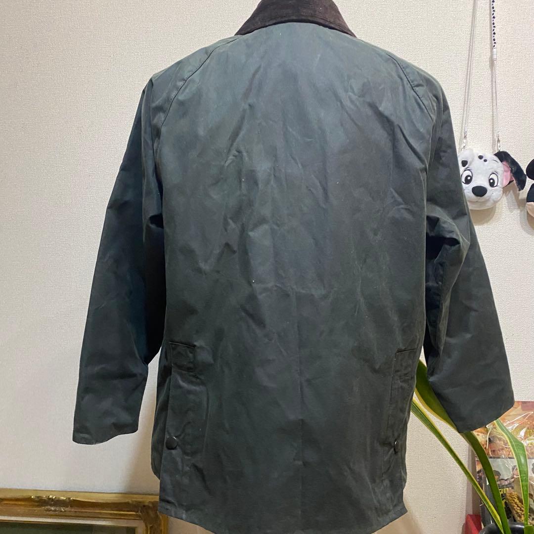 【美品】Barbour BEDALE 38 オイルドジャケット　セージ