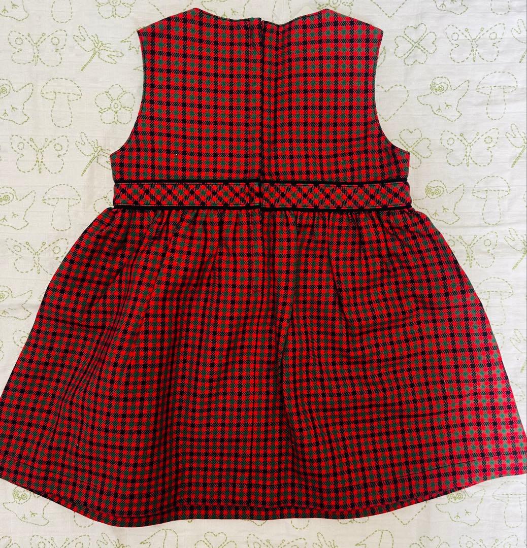 ⭐︎未使用⭐︎familiarジャンバースカート 80サイズ