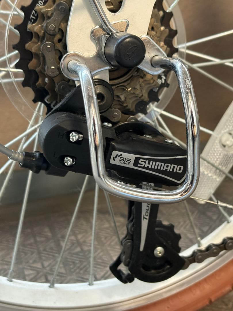 [しろ]RENAULT 折りたたみ自転車 ホワイト