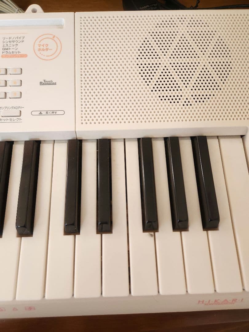 CASIO LK-123 ホワイト キーボード