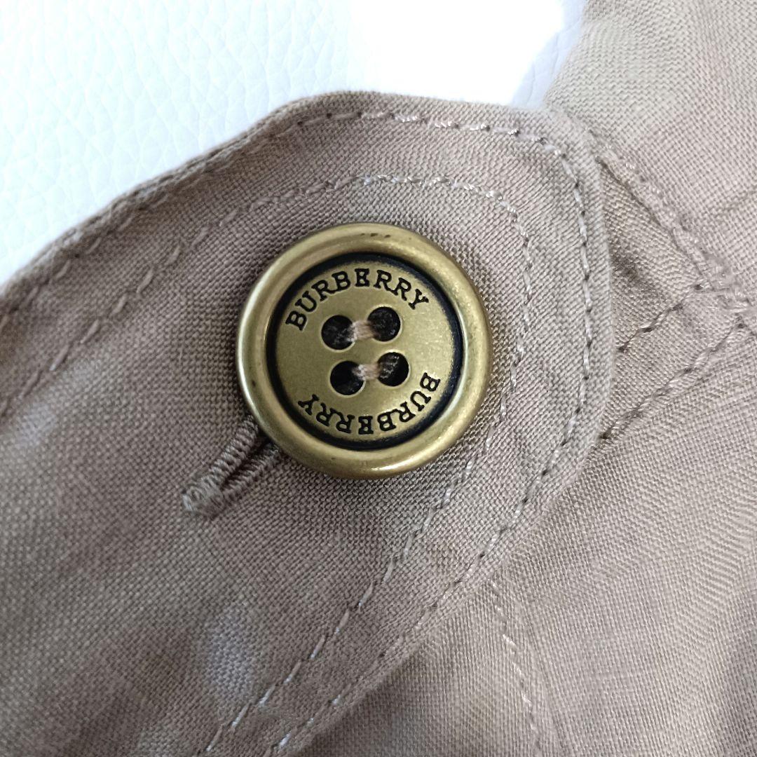 【BURBERRY/バーバリー】ノバチェック　ワンピース　リネン　ノースリーブ