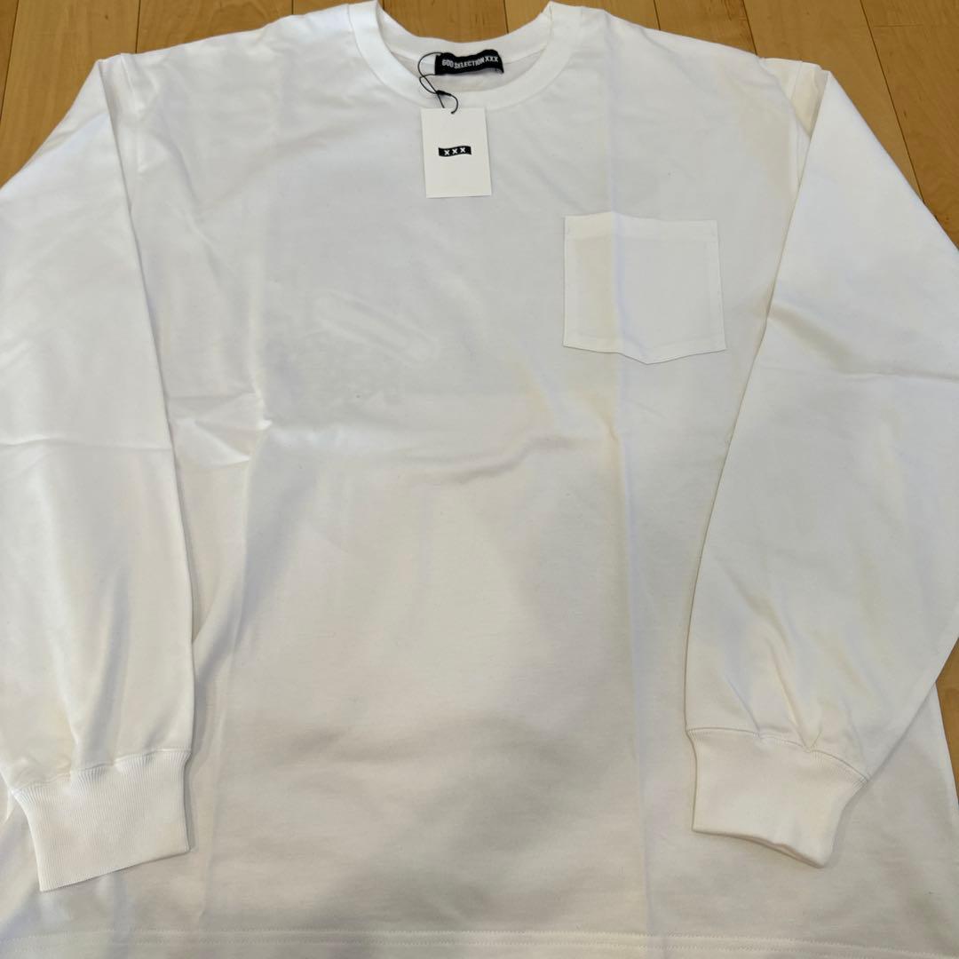 新品未使用　god selection XXX 胸ポケット　TEE