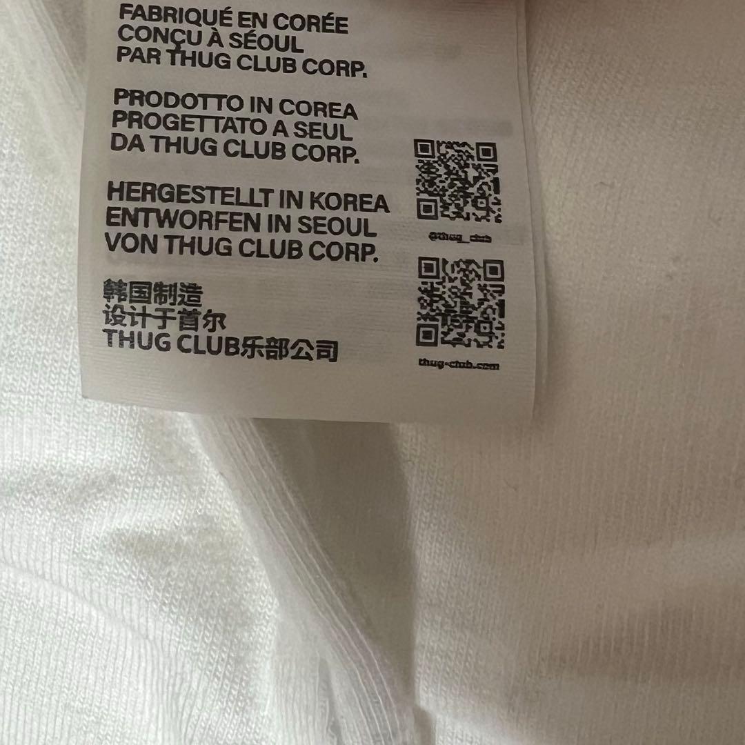 サグクラブ Thug Club Tシャツ ホワイト 値下げ○ 即購入○