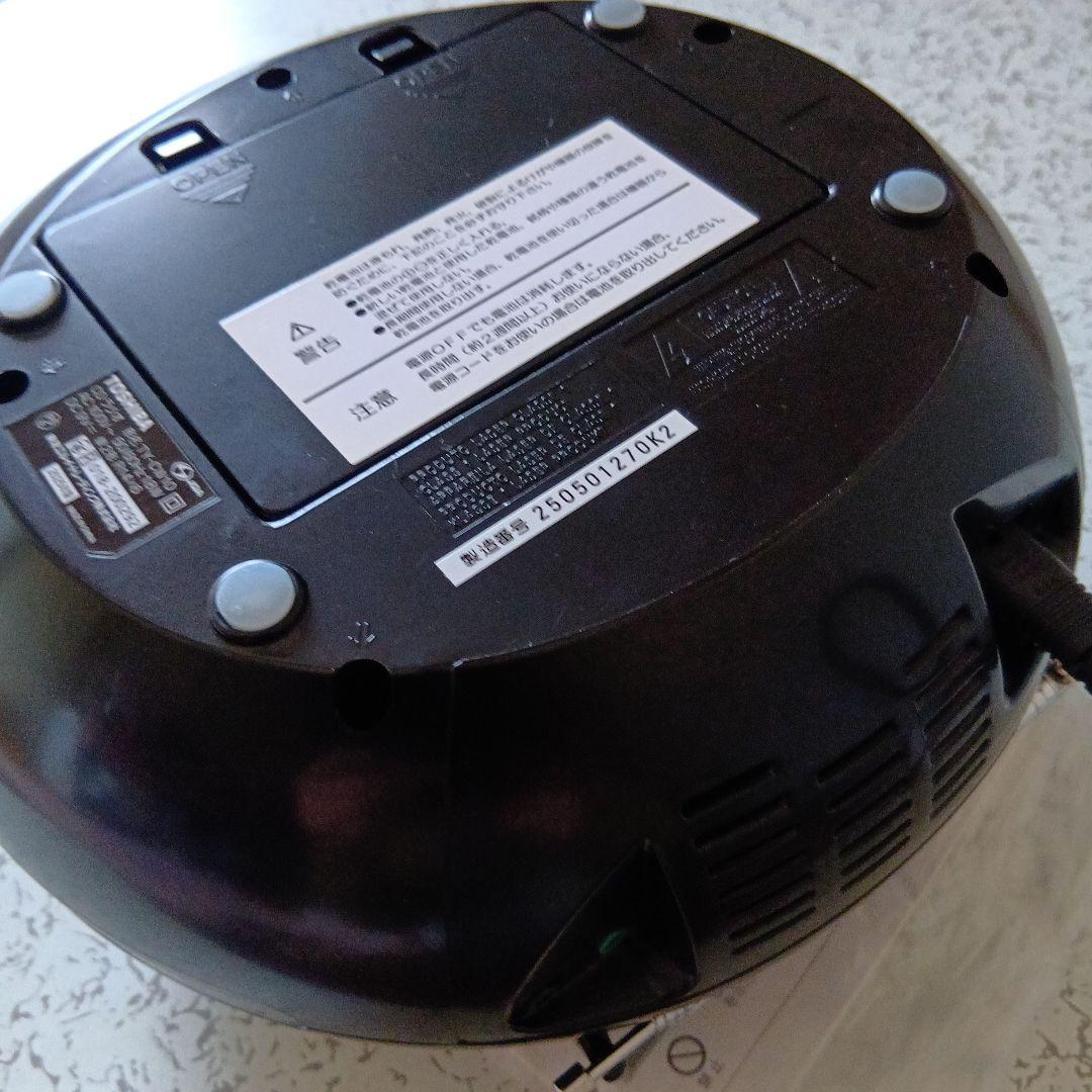 東芝 CDラジオ ブラック TY-CW10ワイド2025年製　取扱説明書
