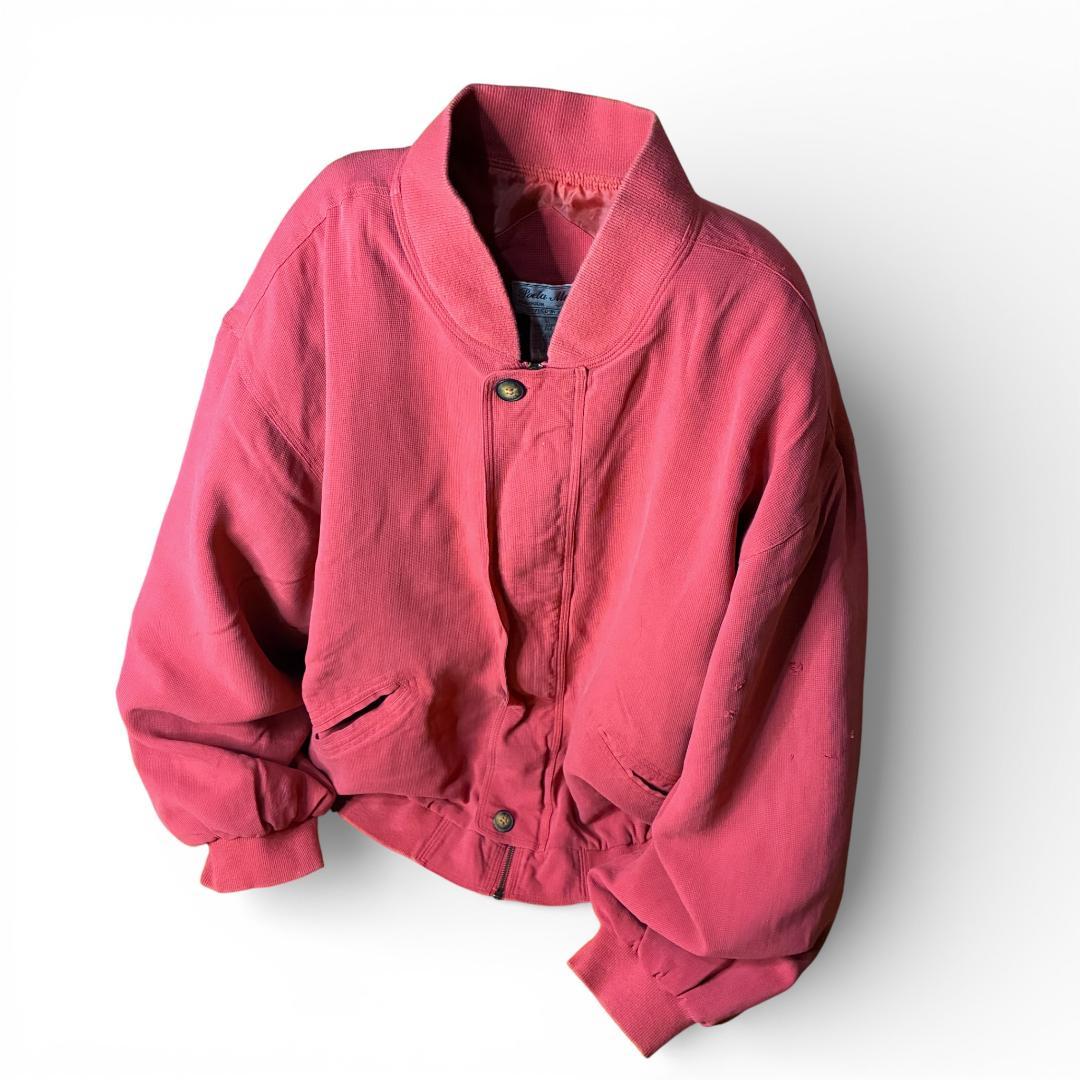 90s Polo Moda シルク ジャケット スウィングトップ イタリア企画