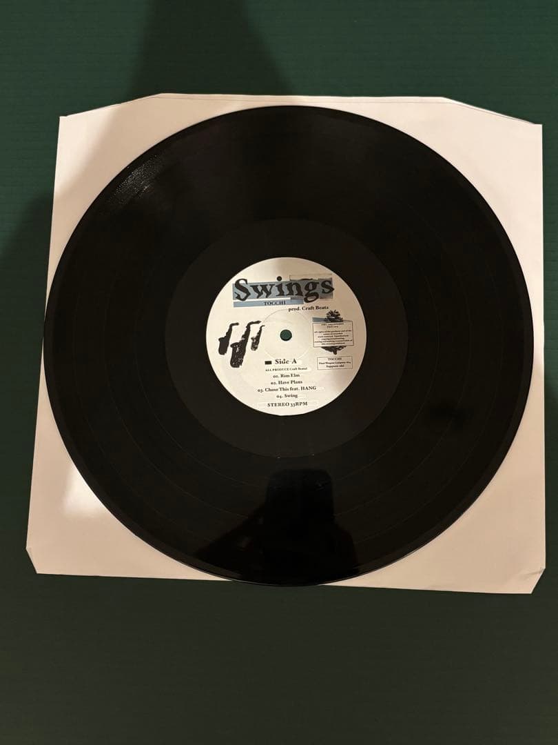 TOCCHI Swings LP アナログレコード 唾奇 HANG 日本語ラップ