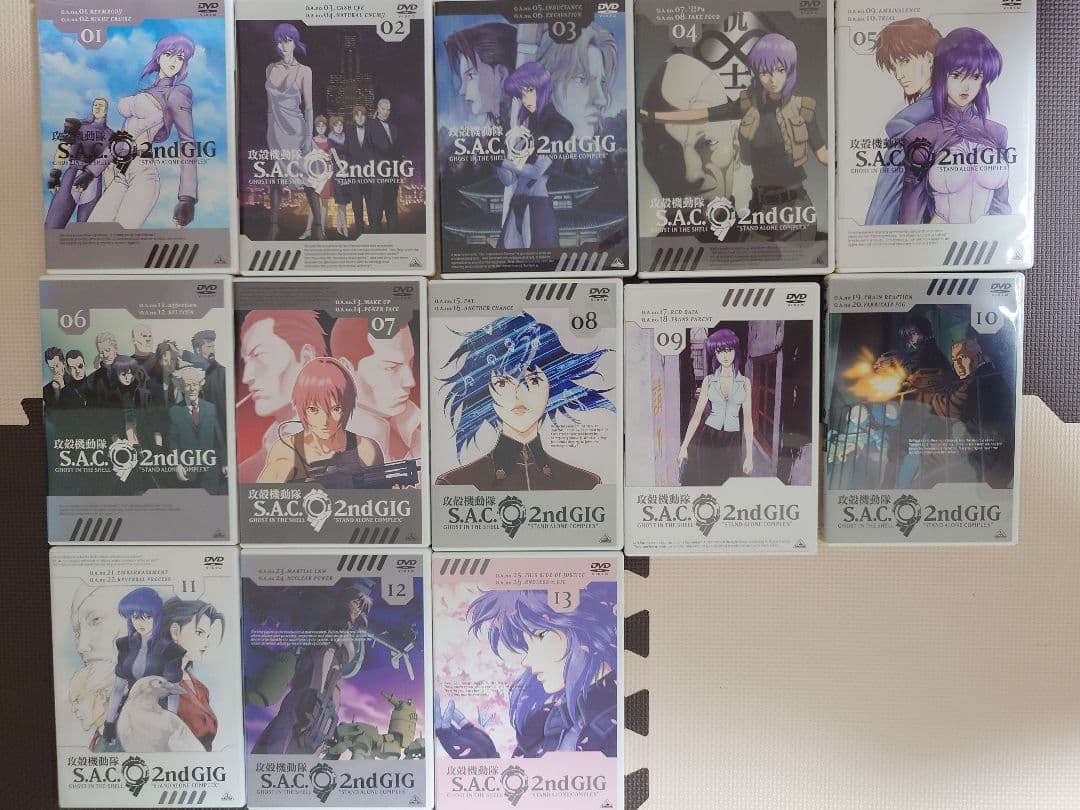 攻殻機動隊 1st　全13巻セット S.A.C. 2nd GIG　全13巻セット