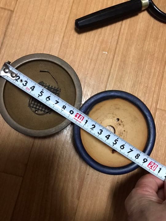 盆栽鉢　時代ミニ盆栽鉢美芸陣笠瑠璃釉薬蕎麦釉山野草サボテン多肉植物植木鉢