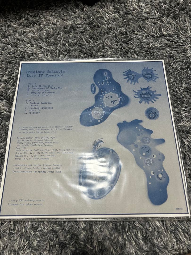 坂本慎太郎 / できれば愛を 新品未開封LP US盤 ゆらゆら帝国