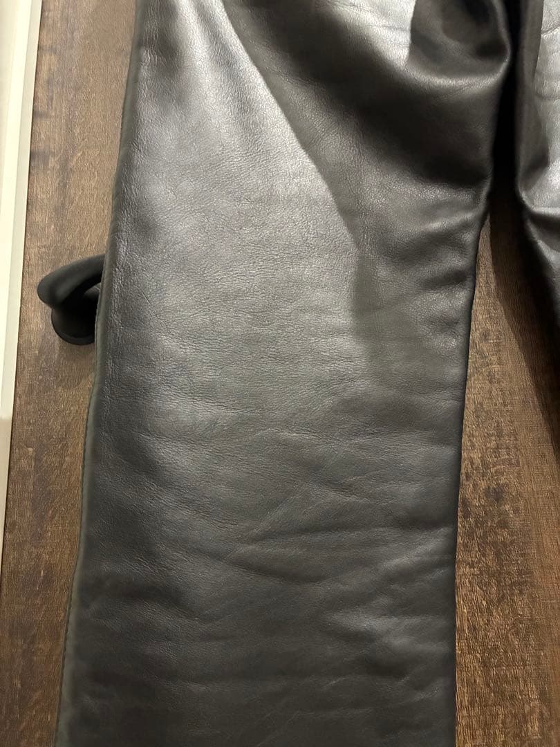 定価79,920円 美品 schott 600 レザーパンツ 革パン 34サイズ