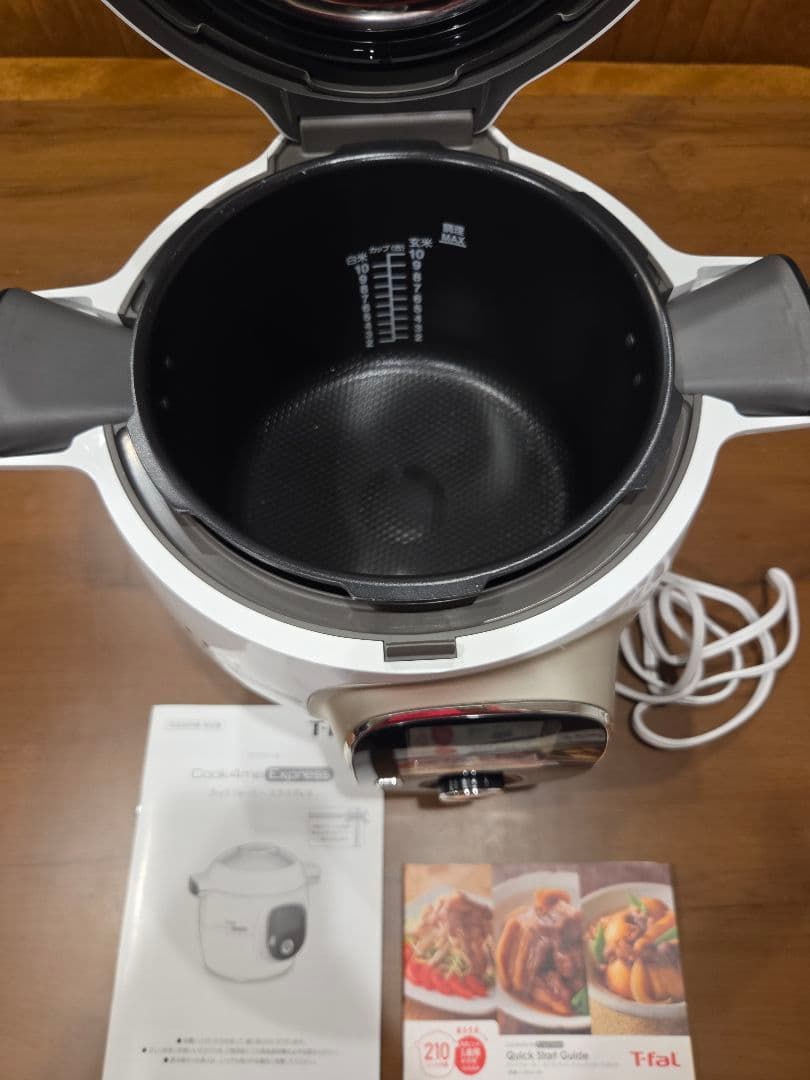 T-fal 電気圧力鍋 Cook4me Express ホワイト 6.0L