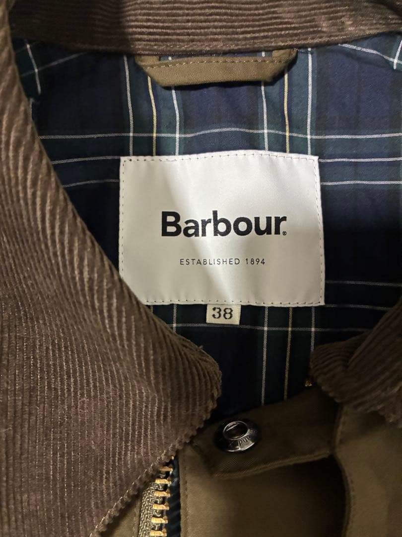 【Barbour】ビデイル　クラシックフィット　SAGE 38