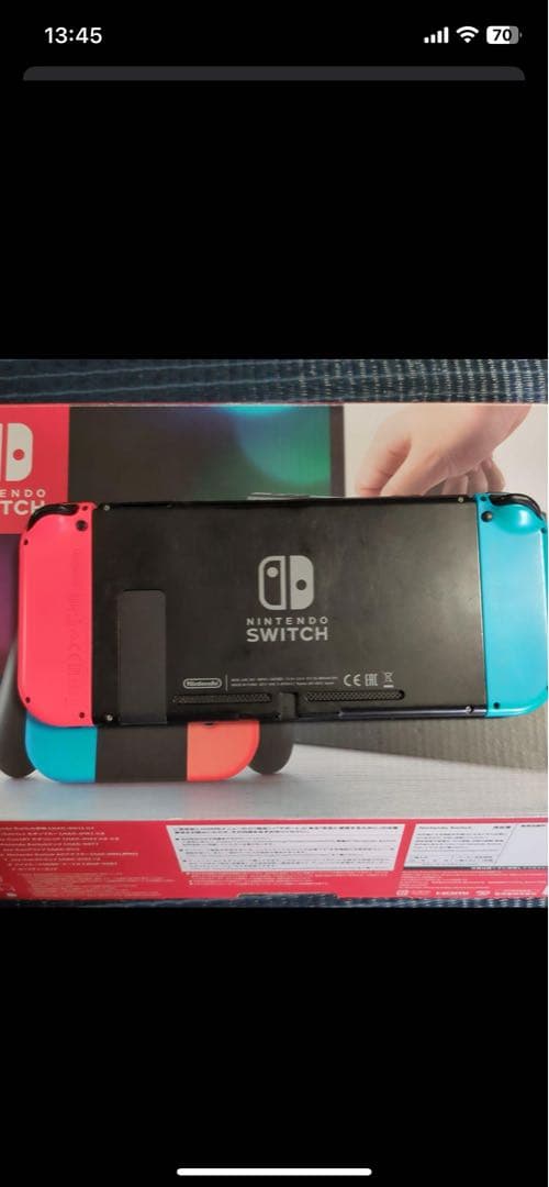 Nintendo Switch ネオンブルー/ネオンレッド 本体のみ　ジャンク品
