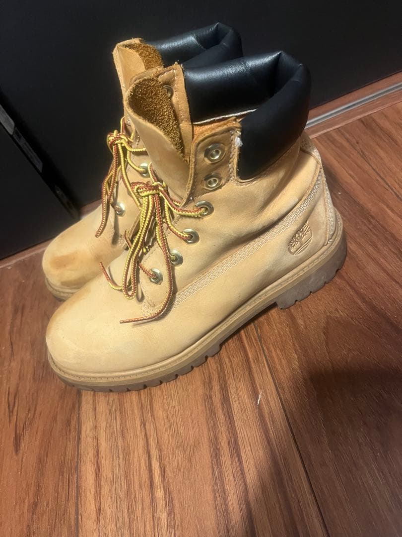 Timberland ベージュ ハイカットブーツ