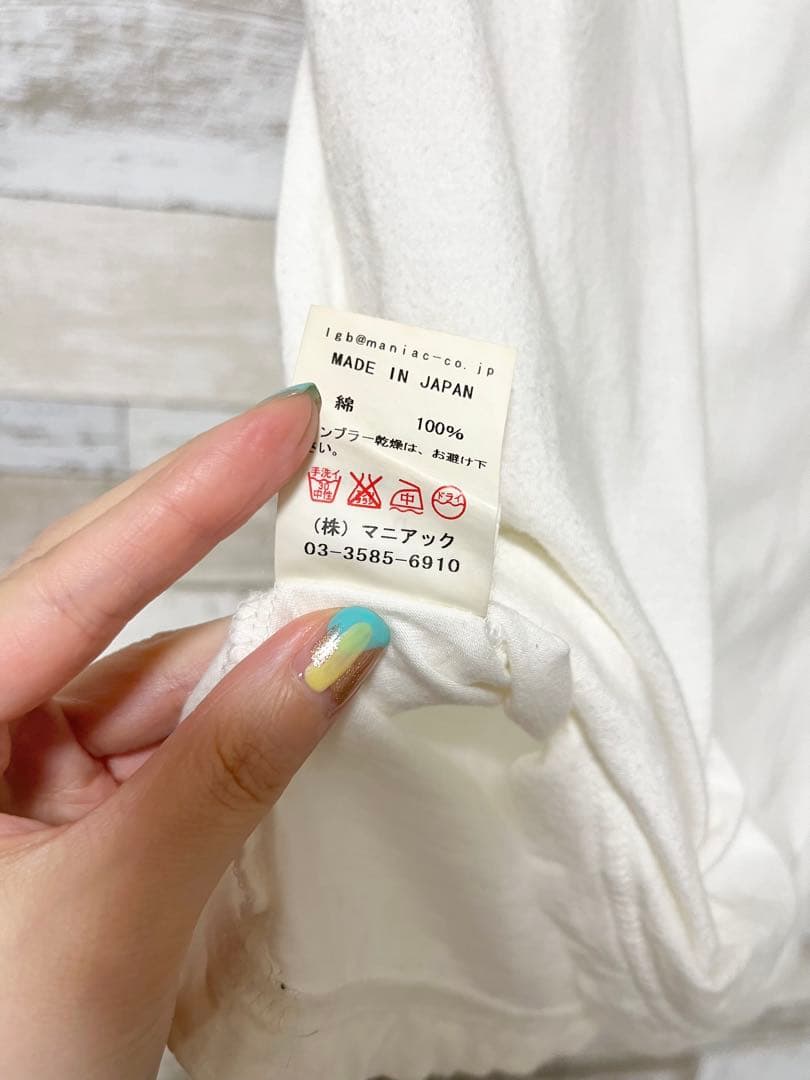 ひ*様 LGB BEDROCK ゴーストインディアンTシャツ size0