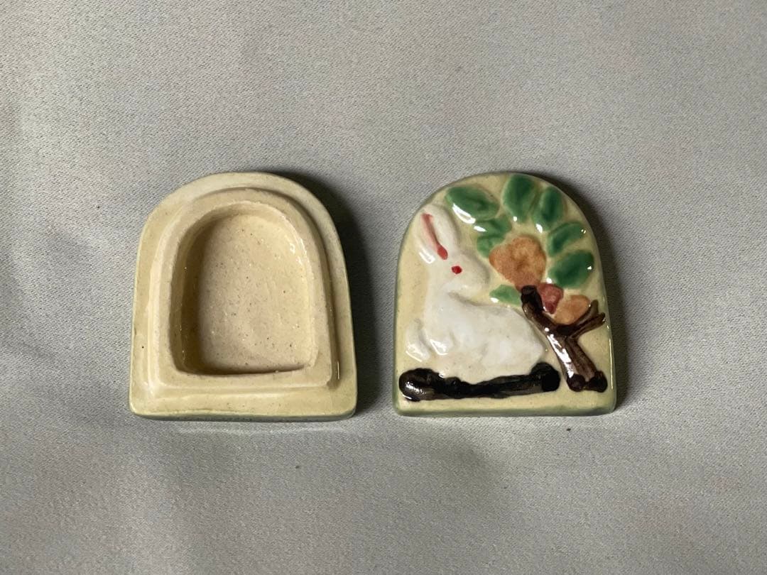 香合　うさぎ（5.7ｃｍ）