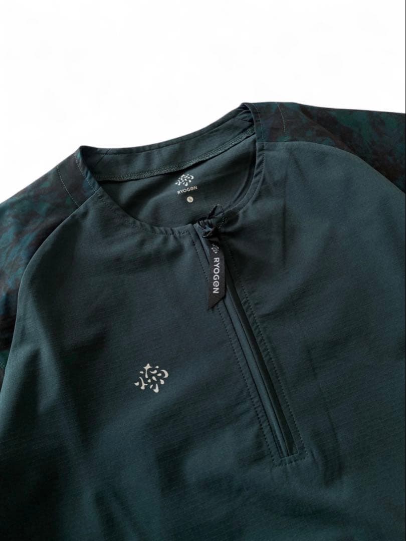ウォーキング・ランニングウェア RYOGEN DEAD LEAF RAGLAN HALFZIP SHIRT M