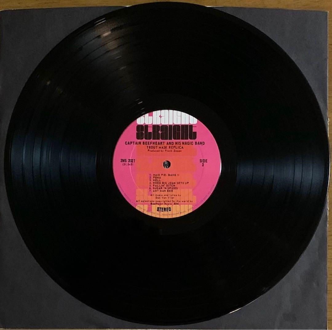 中古LP キャプテン・ビーフハート TROUT MASK REPLICA 再発盤