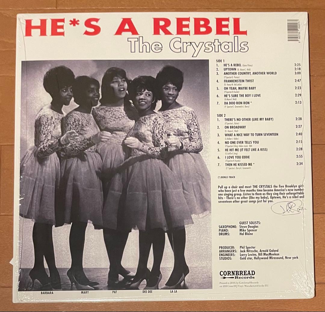 EU180g重量盤　HE's A REBEL / THE CRYSTALS