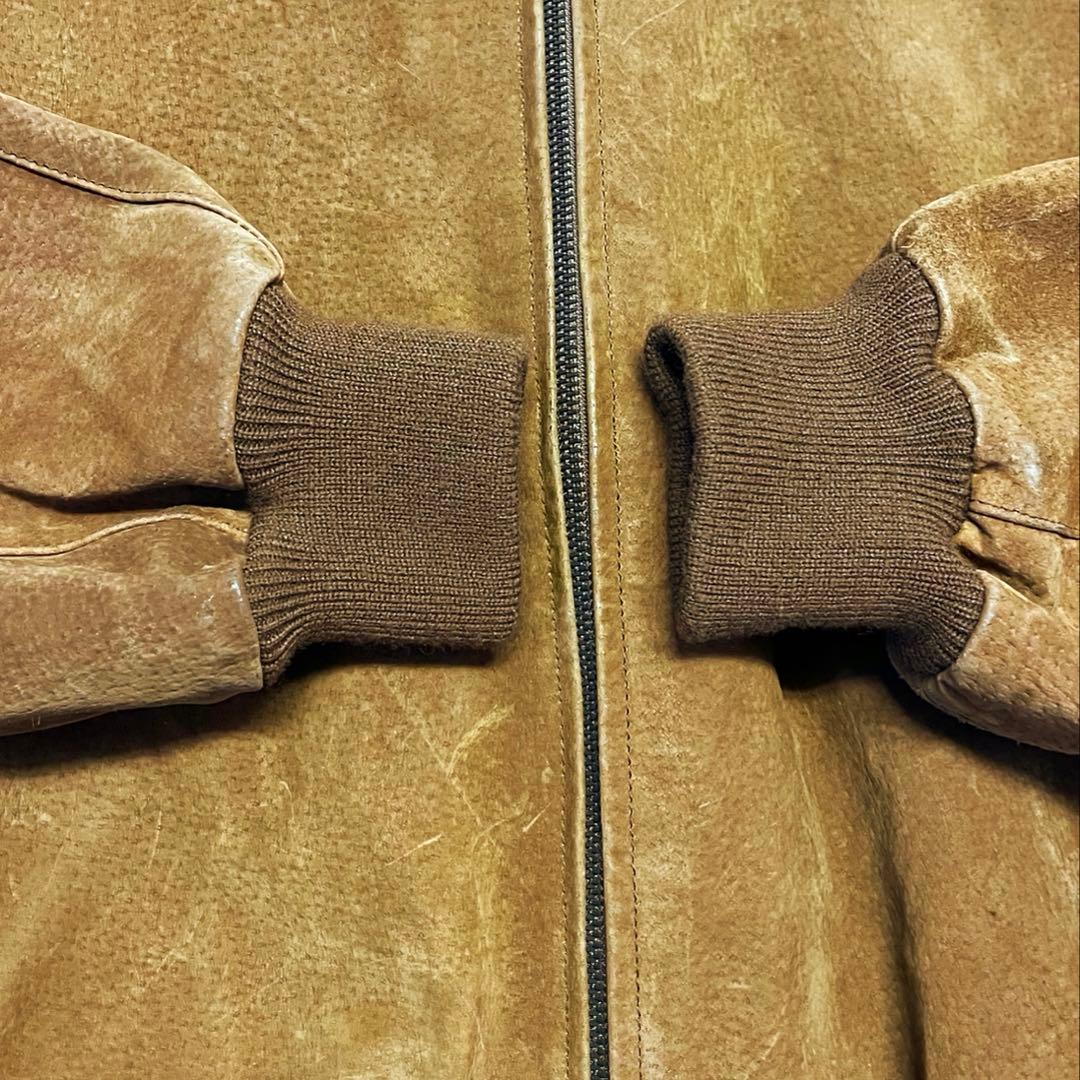90'S LL Bean チンスト付き レザー ドリズラージャケット 美品