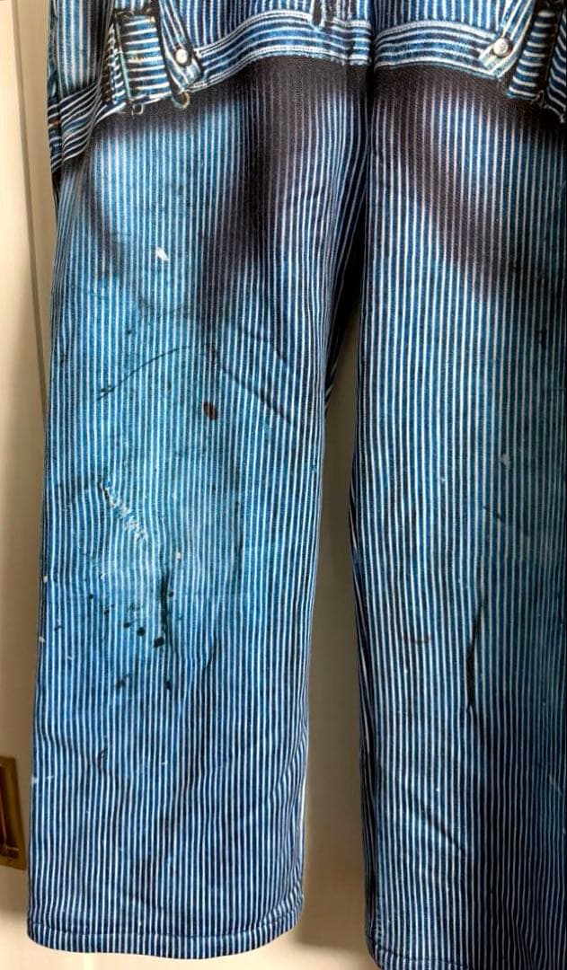 TALKING ABOUT THE ABSTRACTION デニム転写パンツ
