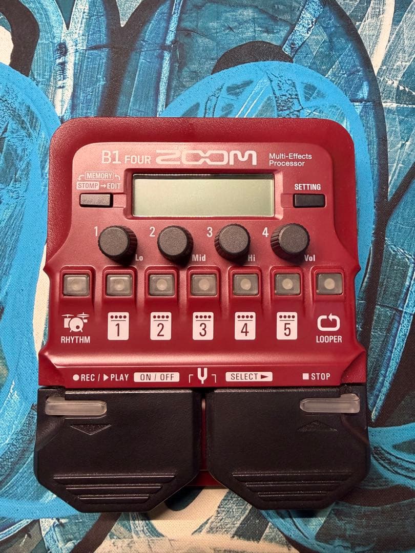 【美品】ZOOM B1 FOUR マルチエフェクター　ACアダプター付き