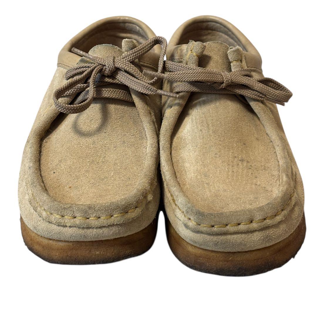 【人気】clarks クラークス　Wallabee ワラビー　ベージュ　26.0