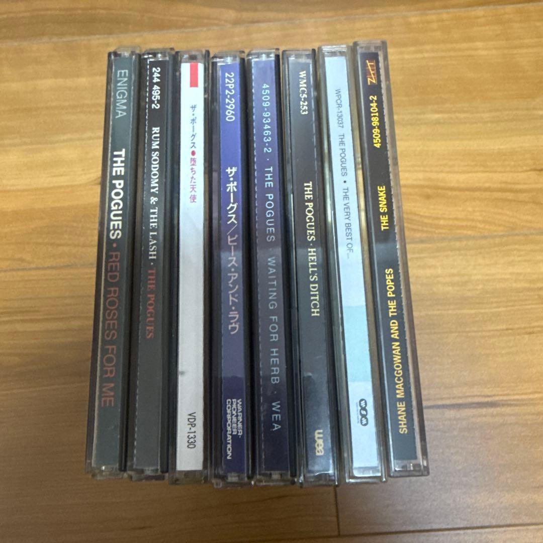 The Pogues CD 7枚＋The Popes1枚