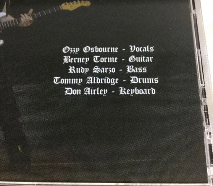 洋楽 OZZY OSBOURNE/ BERNIE DAZE/ New York '82