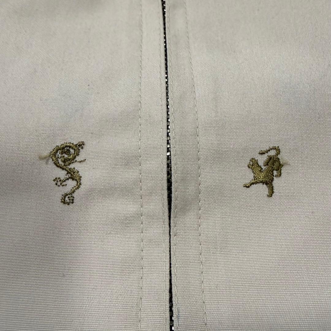 フェローズ 匠 ドリズラージャケット スイングトップ 龍 虎 刺繍 ベージュ