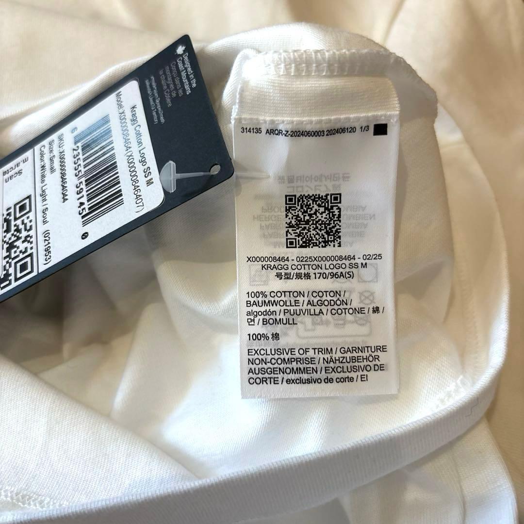 【新品】ARC'TERYX Kragg Cotton Logo SS 白