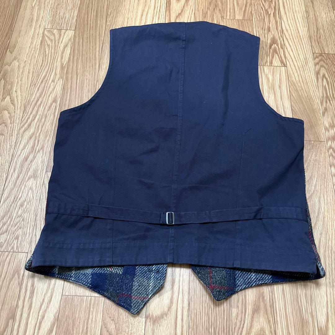 Harris Tweed チェック柄ベスト