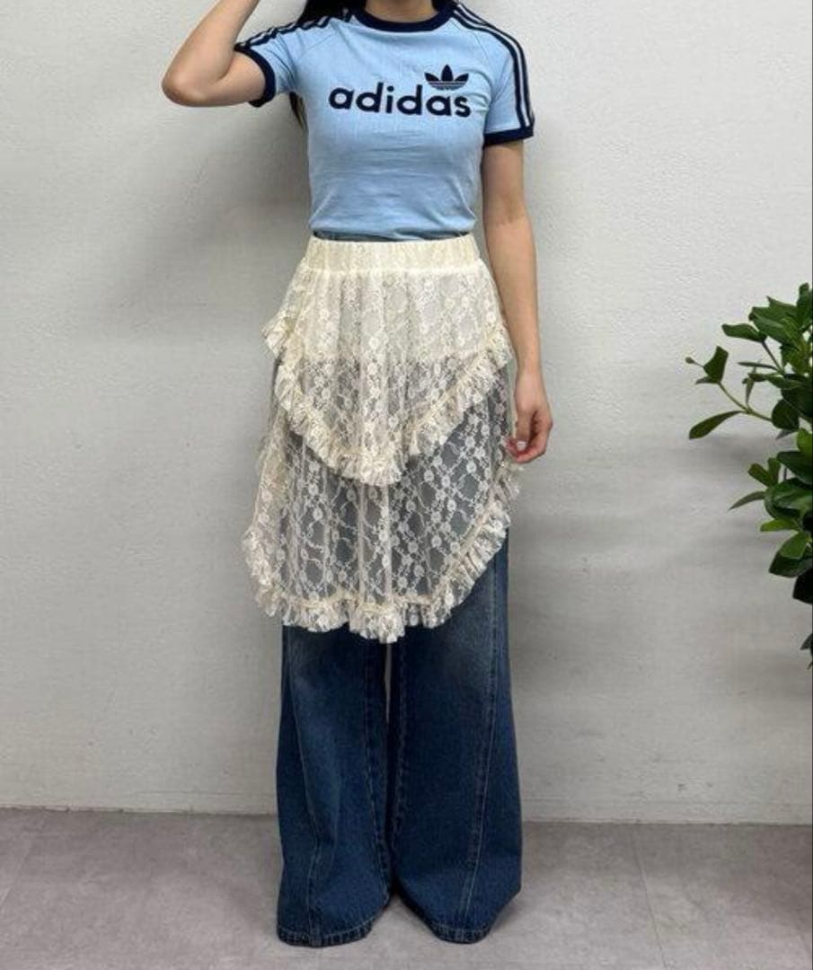 adidas original リニア グラフィック カリ 半袖Tシャツ S