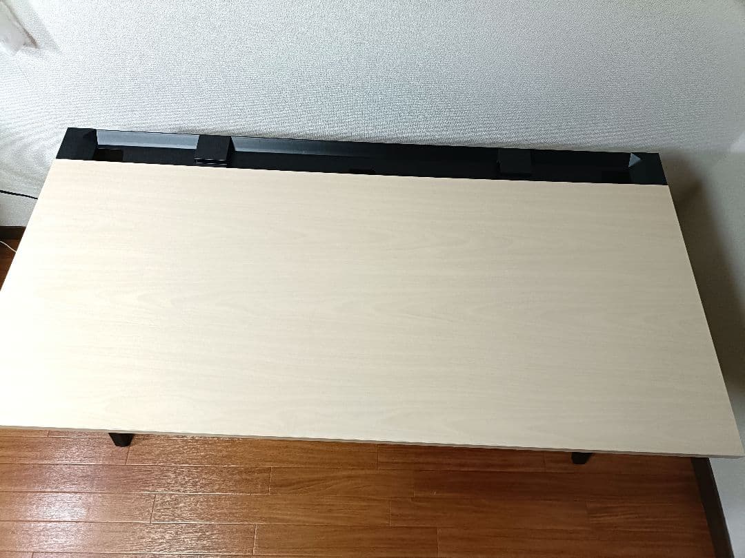 美品KOKUYO LEAN（リーン）デスク　平机　ナチュラル 引出なしW1400
