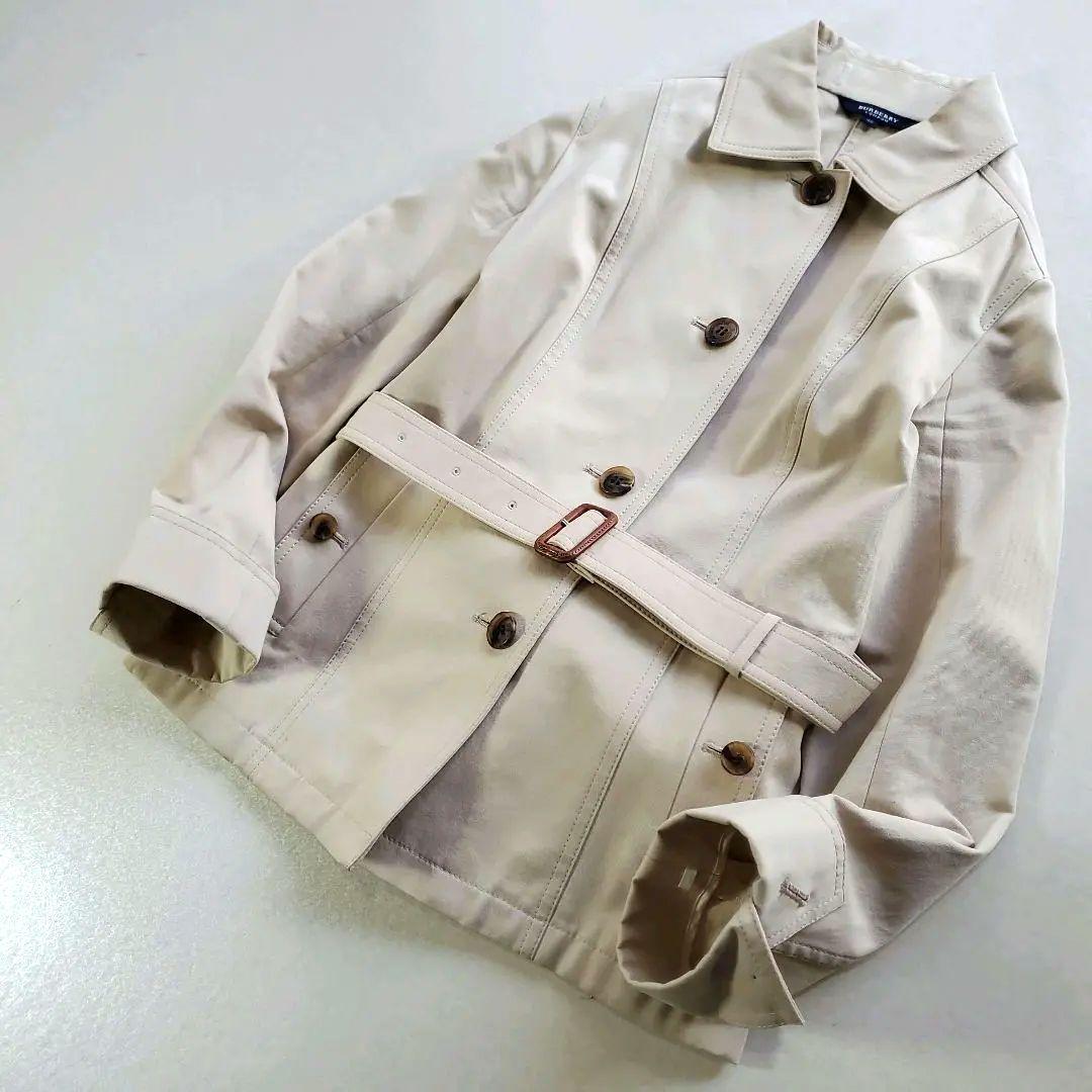 極美品 BURBERRYLONDON ステンカラー ショートコート 大きいサイズ