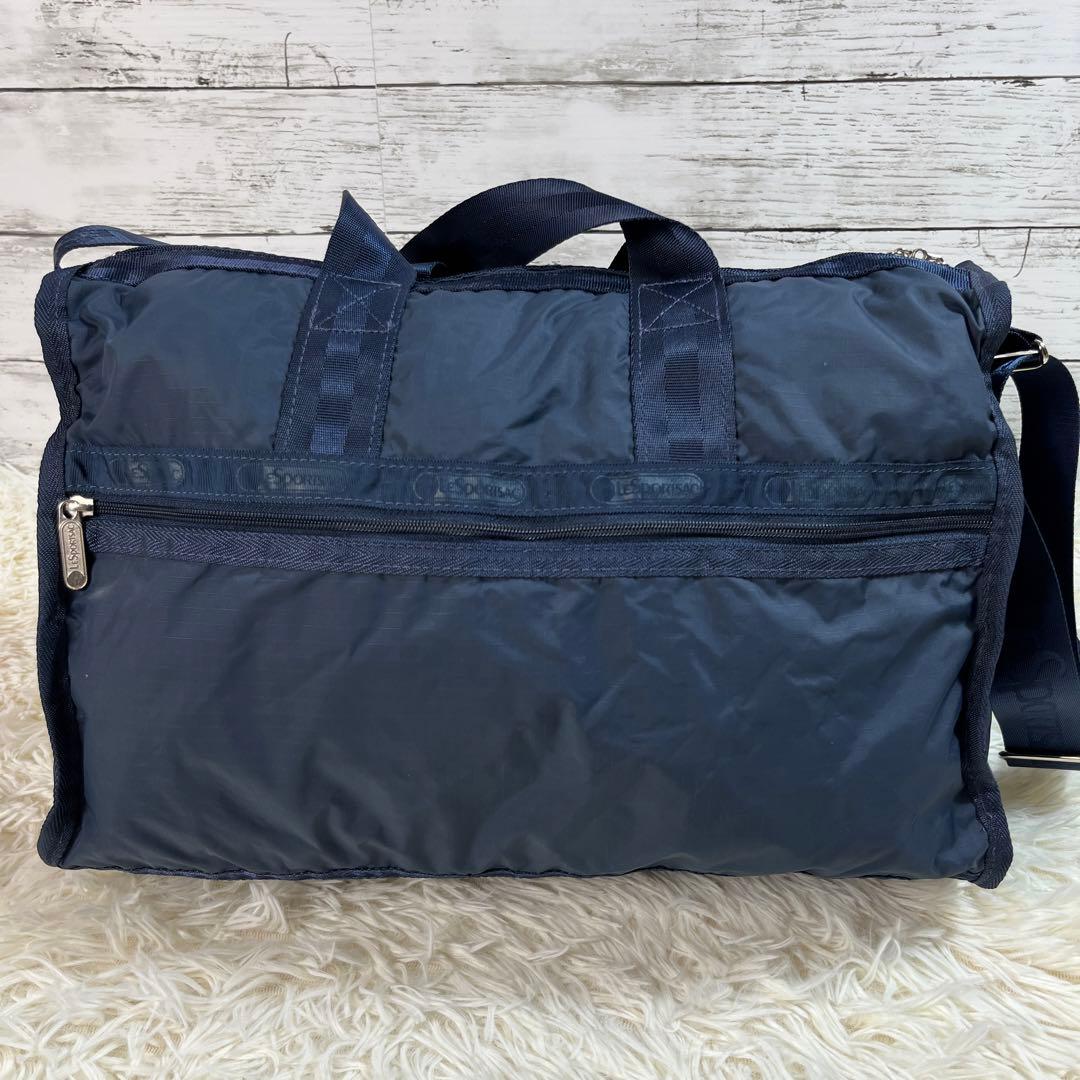 美品 レスポートサック ボストンバッグ ネイビー 2way