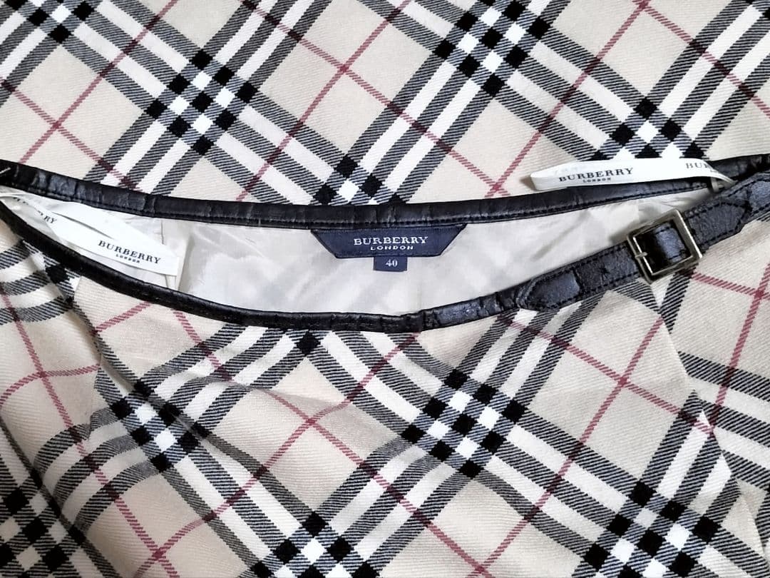 BURBERRY ノバチェック 山陽商会　ロングスカート 40L※お値引き不可