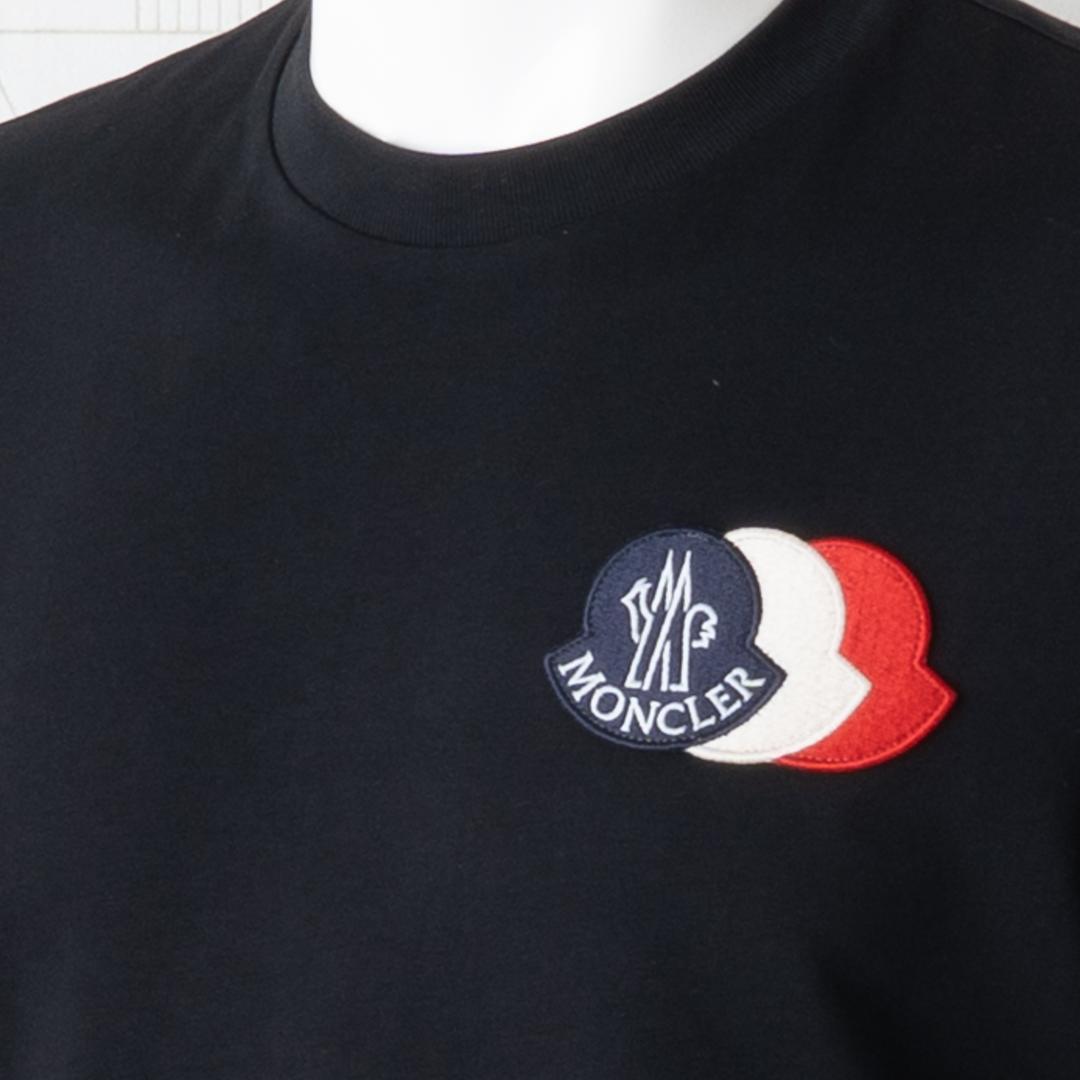 新品 MONCLER 三連LOGOパッチ Tシャツ L