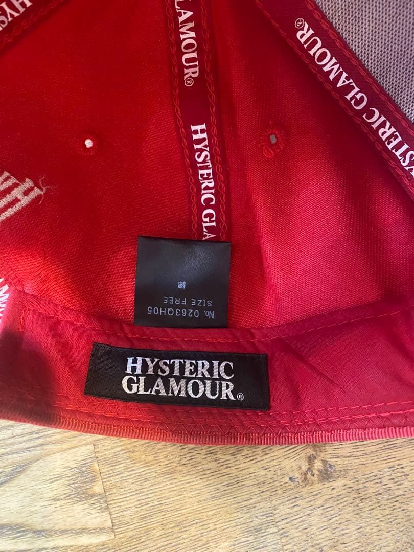 ゴ*ラ様 HYSTERIC GLAMOUR レッドキャップ サイズフリー
