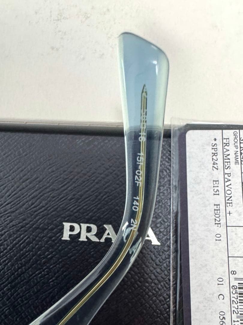 新作PRADAプラダ★クリアブルー サングラス